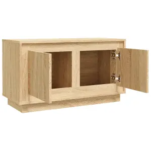 Berkfield TV Cabinet Sonoma Oak 80x35x45 cm Engineered Wood