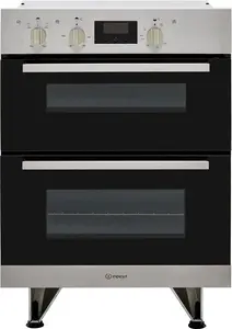 Indesit Aria Idu6340ix Built Under Electric Double Oven With Feet - St