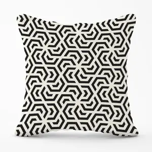 Hexagonal Geometric Pattern Cushions 45cm x 45cm