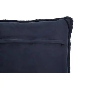 Bosie Lamina Navy Blue Square Cushion