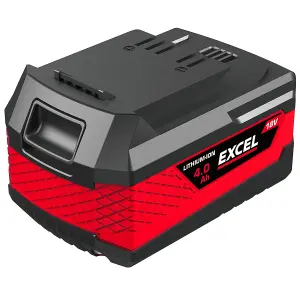 Excel 18V 4.0Ah Li-ion Battery & Fan-Cooled Smart Charger