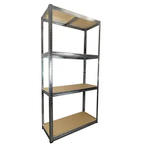 4 Tier Galvanised Garage Shelving 1800h x 900w x 400d mm 175kg