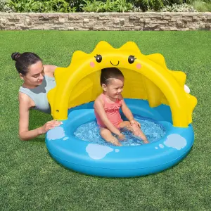 Bestway Sunny Days Shaded Smiling sunshine design Paddling pool (W) 0.97m x (L) 1.01m