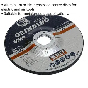 Premium Aluminium Oxide Grinding Disc 125mm for Metal Working