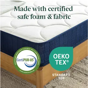 Tight Top pocket spring mattress - Medium firmness mattress - Mattress with multiple layers Kingsize (5')