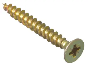 ForgeFix MPS640Y Multi-Purpose Pozi Compatible Screw CSK ST ZYP 6.0 x 40mm Box 200 FORMPS640Y