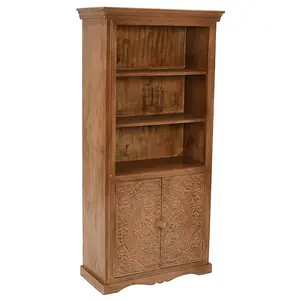 Artwork Large Bookcase - Solid Mango Wood - L45 x W85 x H175 cm