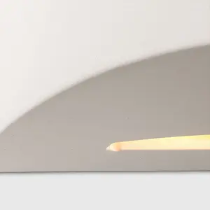 ValueLights Paint Me White Indoor Wall Light