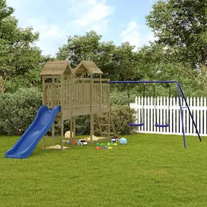 Berkfield Outdoor Playset Impregnated Wood Pine