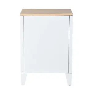 Mira Bedside Table White