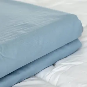 Just So Home Microfibre Bed Sheet SET Soft Touch Bedding (Blue, Double)