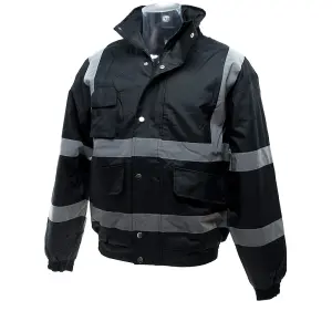 Yoko Mens Hi-Vis Bomber Jacket Quality Product