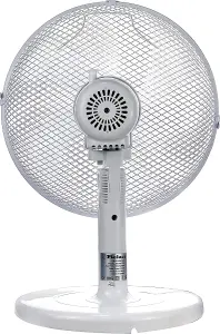 Belaco 12 " Desk Fan - white 5 Blade