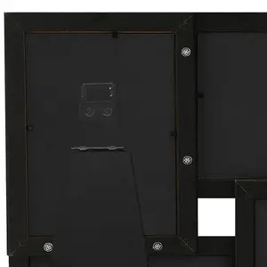 Berkfield Collage Photo Frame for 4x(13x18 cm) Picture Black MDF