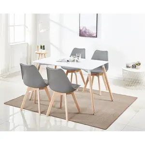 Nero Upholstered Dining Chair (Set of 6) Grey