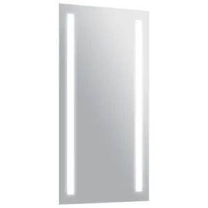 Jones Portrait LED Illuminated Bathroom Mirror with Demister (H)800mm (W)425mm