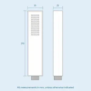 Nes Home 3 Dial 3 Way Concealed Thermostatic Overhead Shower with Handset and Bath Filler