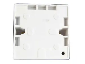 Premium 1-Gang Pattress Box with Earth - 45mm for Reliable Electrical Installations