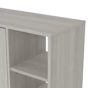 GFW Bideford Shoe Cabinet Warm Grey Oak