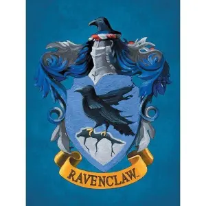 Harry Potter Ravenclaw Canvas Print Blue/Yellow (80cm x 60cm)