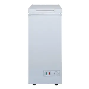 36cm White Chest Freezer, Freestanding Slimline Compact - SIA CHF60W