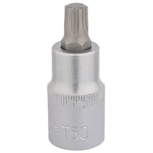 Draper T50 x 55mm 1/2" Square Drive Draper TX-STAR Socket Bit 16317