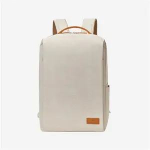 Best Women's Laptop Backpack For Travel, Comfortable & Versatile Rucksack, Perfect For Trips, Meetings, & Daily Commutes - Nordace Siena - Beige