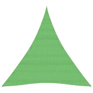 Berkfield Sunshade Sail 160 g/m2 Light Green 3x4x4 m HDPE