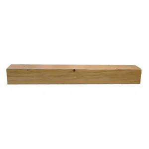 Focal Point Rustic Traditional Natural Fully finished Beam Mantel (H) 140mm (W) 1220mm (D)140mm