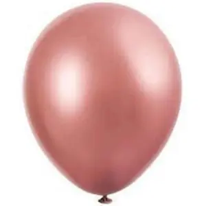 Globos Latex Balloons (Pack of 100) Rose Gold (One Size)