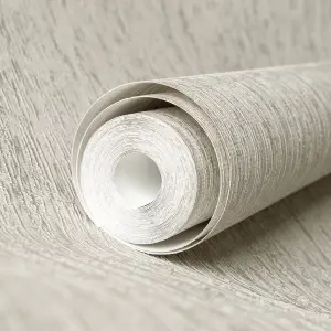 Galerie Feel Beige Metallic Bamboo Lines Wallpaper Roll