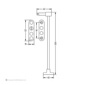 Penkid Cable Window Restrictor - White - 120278