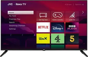 JVC LT-43CR330 Roku TV Smart Full HD HDR LED TV, Black 9408