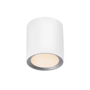 Nordlux Landon 14 Indoor Bathroom Light Surface Downlight In White (Height) 14cm