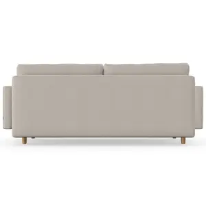 Jacquelyn 3 Seater Bouclé-Sofa Bed Hummus Beige