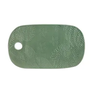 Maxwell & Williams Panama Ceramic Cheese Board Green