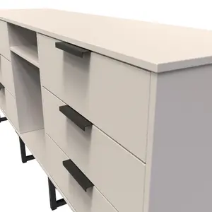 Fuji 6 Drawer Sideboard in Kashmir Matt (Ready Assembled)