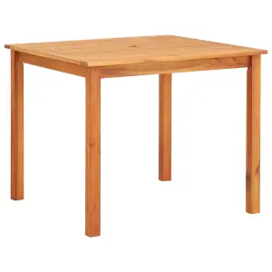 Berkfield Garden Table 88x88x74 cm Solid Acacia Wood