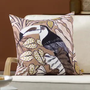 furn. Tocorico Toucan Tropical Polyester Filled Cushion