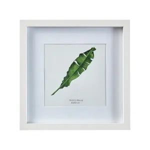 Matt White Pine effect Plain Single Picture frame (H)32.6cm x (W)32.6cm