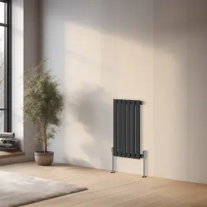 Right Radiators 600x408 mm Horizontal Single Flat Panel Designer Radiator Central Heating Rads Anthracite