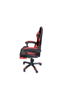 Gaming Chair Black and Red with Foot Rest