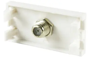 Satellite TV F-Type Screw Coupler Wall Face Plate Module