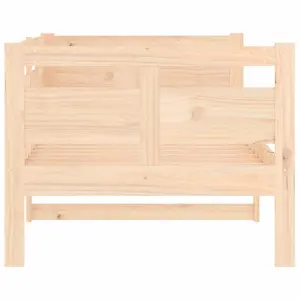 Berkfield Day Bed Solid Wood Pine 80x200 cm