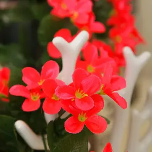 Artificial Violets Hanging Flowers Simulation Plant Decoration