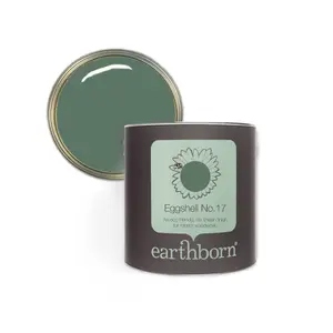 Earthborn Eggshell No. 17 Secret Room, eco friendly water based wood work and trim paint, 750ml