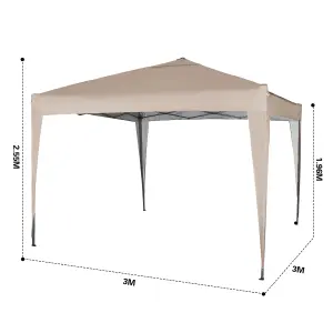 MCC Direct Gazebo 3x3 Pop up Beige