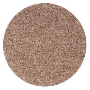 Myshaggy Collection Living Room Rugs Solid Design  Beige