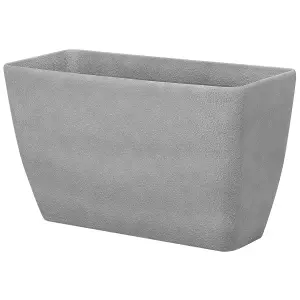 Flower Pot Stone Grey 74 x 32 x 45 cm BARIS