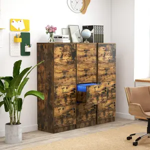 40cm Wide 4 -Drawer File Cabinet Brown